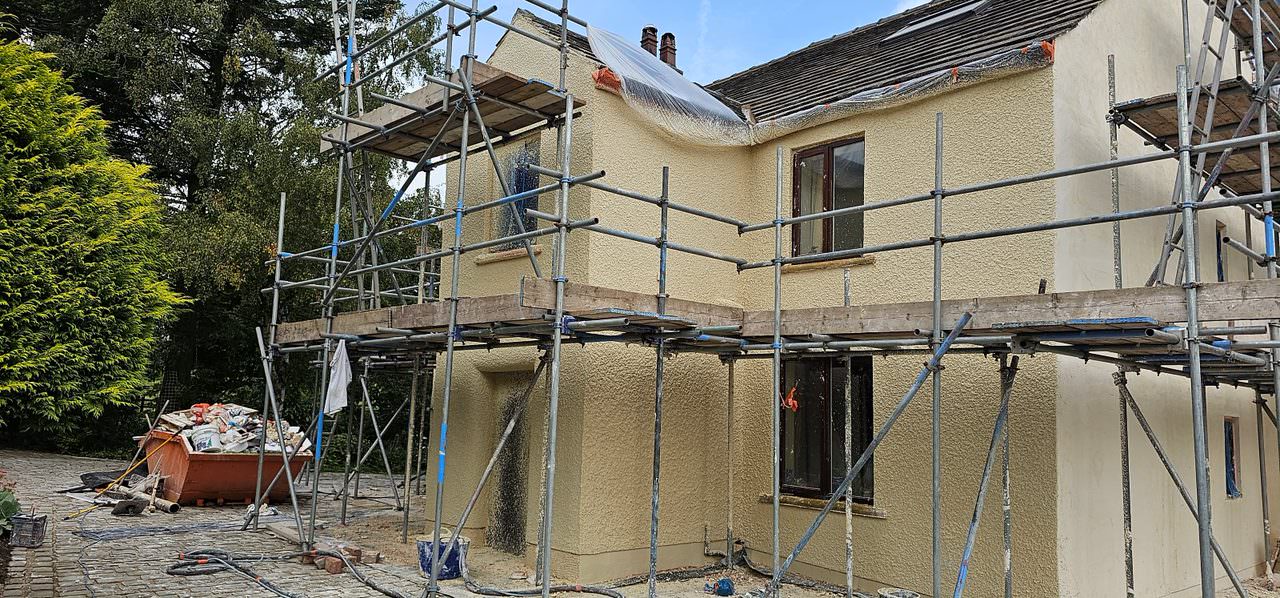 Preston monocouche render project exterior elevation